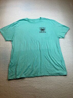 Stay Salty Surf Style Cearwater Beach FL. Mint Graphic T-Shirt Sz L